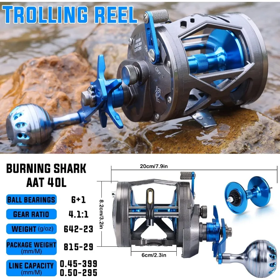 Trolling Reel Saltwater Level  - Surf Reel บทวิจารณ์และราคา