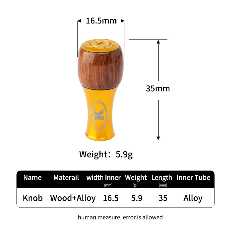 Umi 1pc Fishing Reel Wood Knob - Trolling Reel บทวิจารณ์และราคา