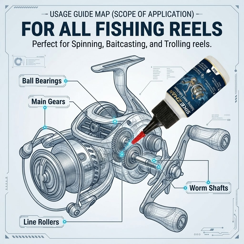 Fishing Reel Oil and Grease Lu - Reel Lubricant บทวิจารณ์และราคา