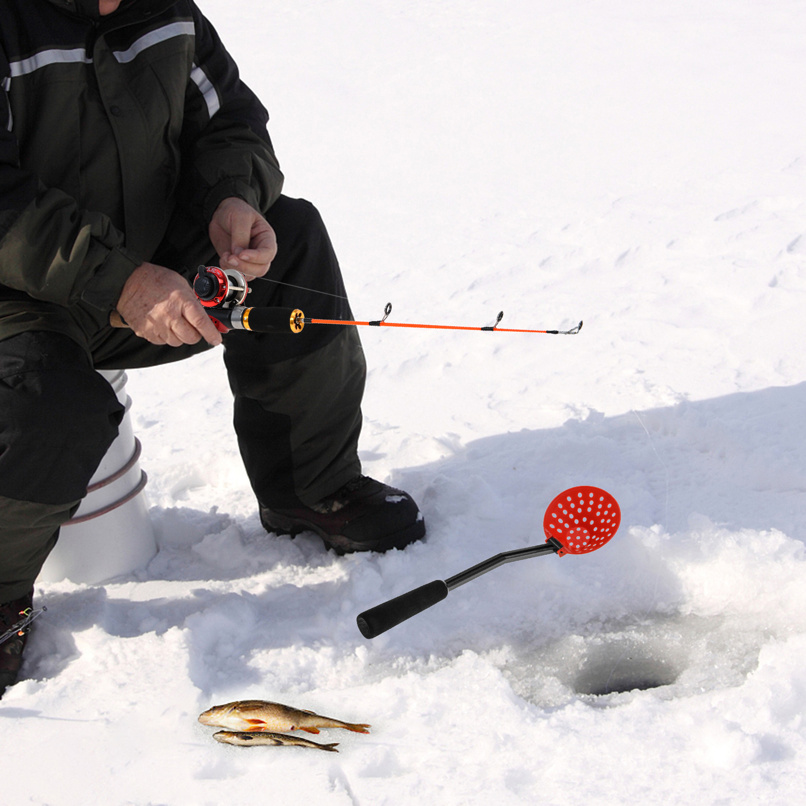 US Lixada Ice Fishing Rod Reel - Ice Fishing Reel บทวิจารณ์และราคา