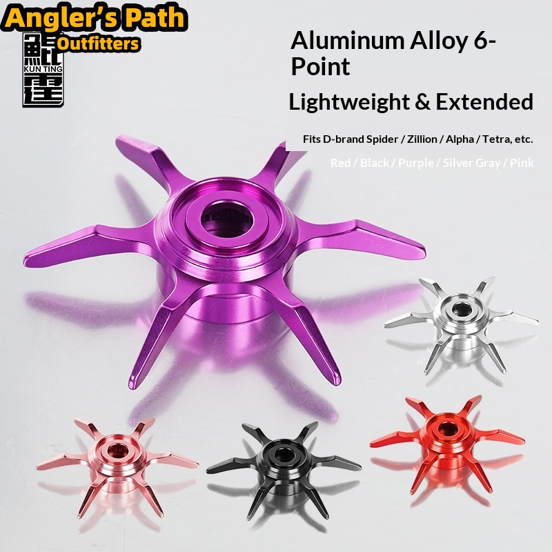 Six Star Drag Knob Enlarged Al - Reel Drag Knob บทวิจารณ์และราคา