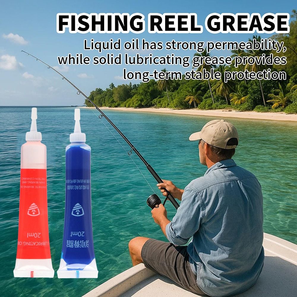 40ml Fish Reel Grease Water-Re - Reel Grease บทวิจารณ์และราคา