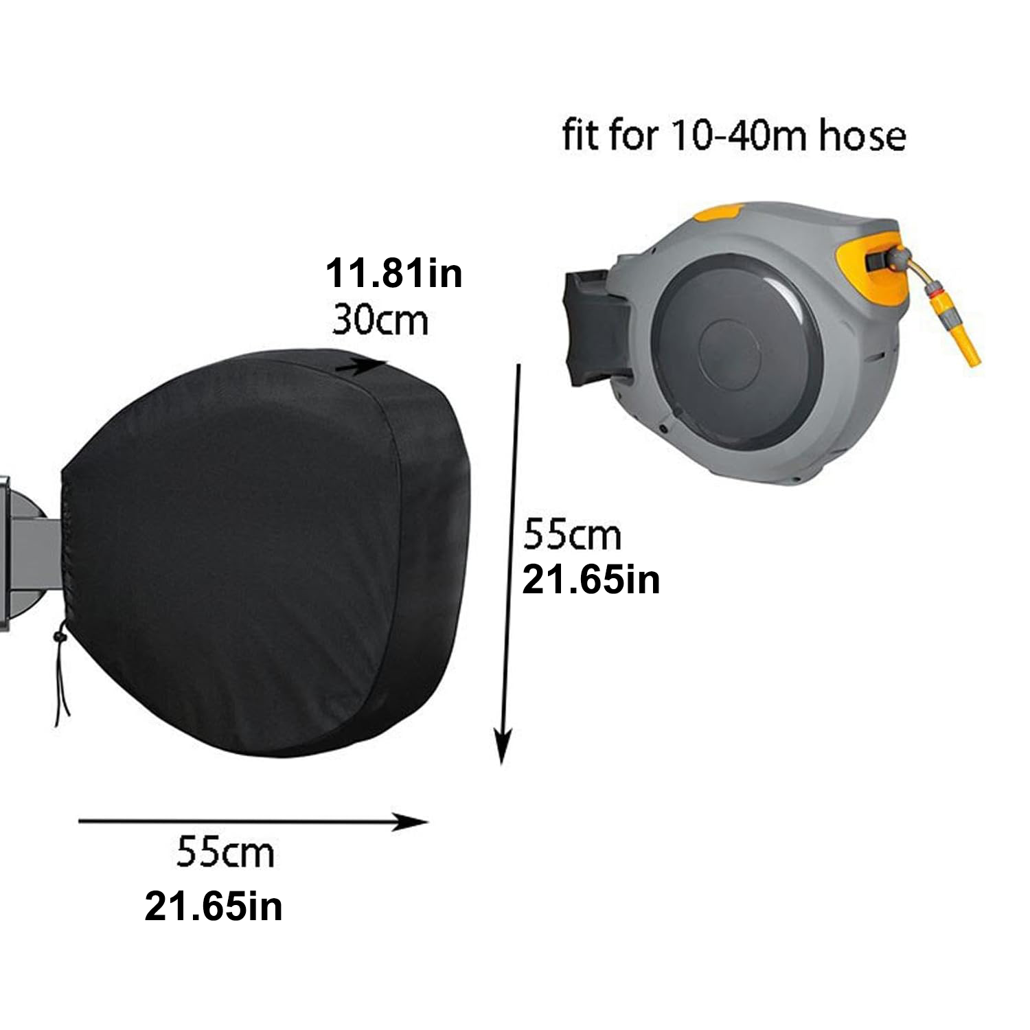 Garden Wall Mounted Hose Stora - Reel Cover บทวิจารณ์และราคา