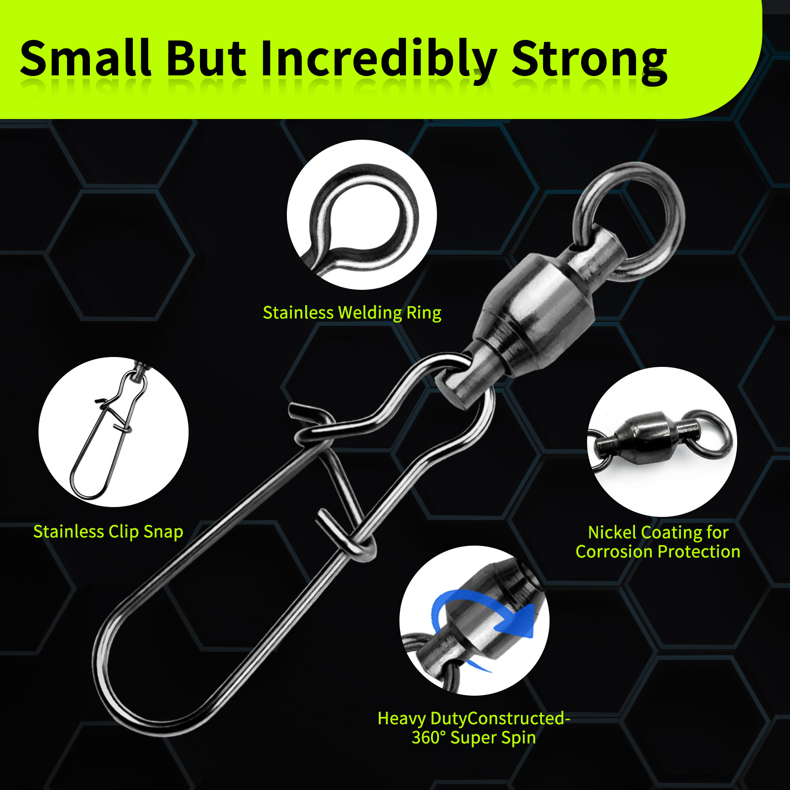 9KM 10PCS Ball Bearing Swivel  - Baitcasting Reel บทวิจารณ์และราคา
