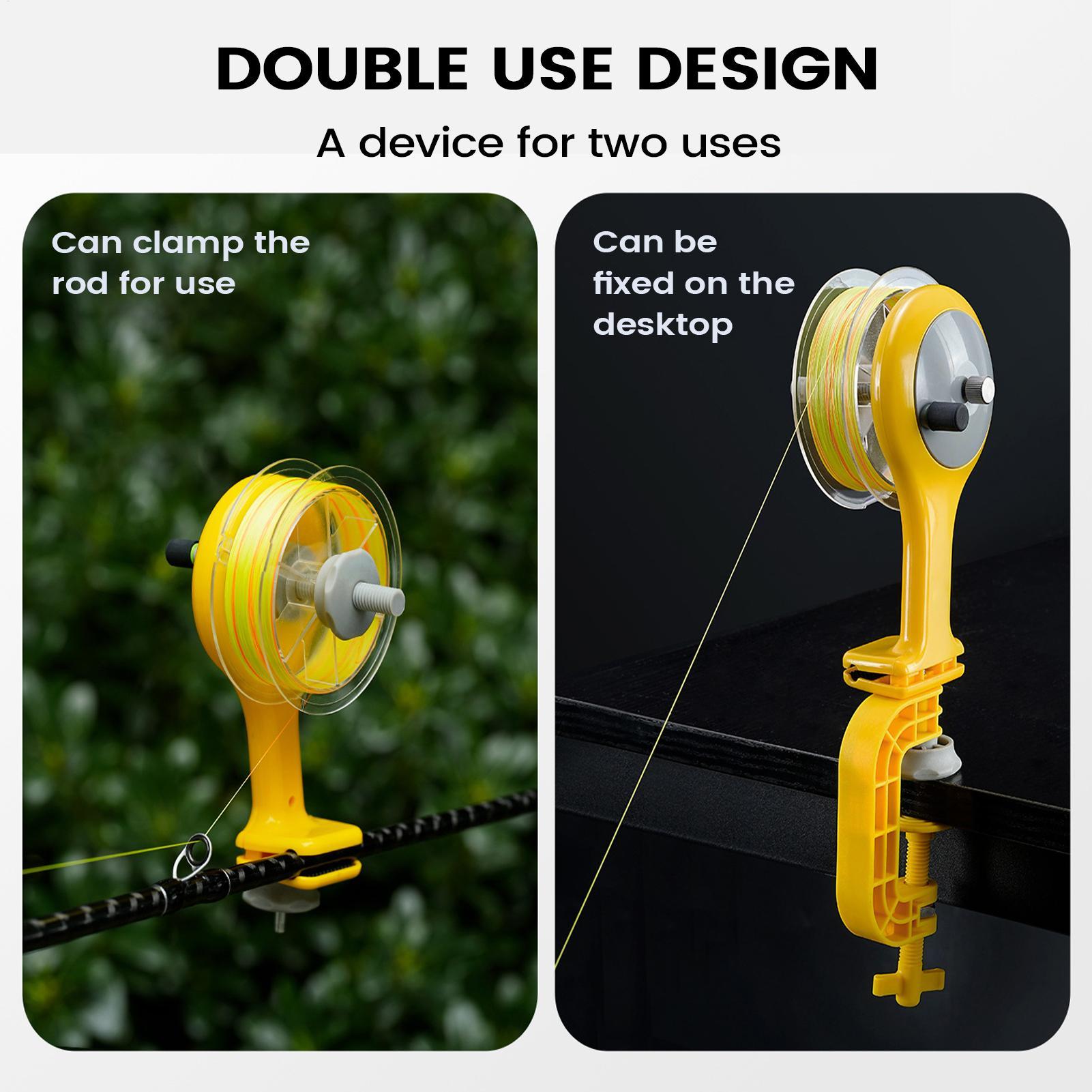 Fishing Line Spooler with Clam - Ice Fishing Reel บทวิจารณ์และราคา