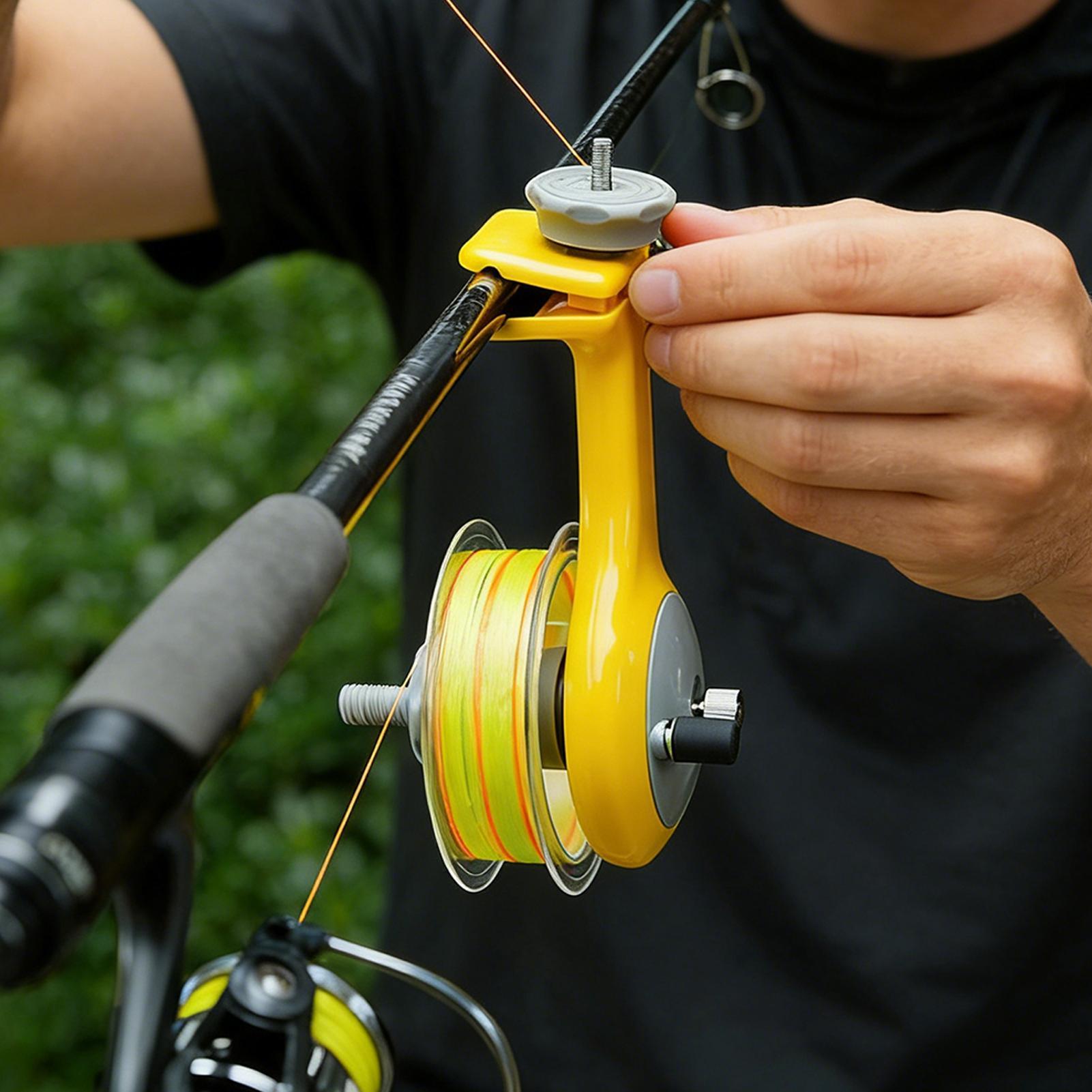 Fishing Line Spooler with Clam - Ice Fishing Reel บทวิจารณ์และราคา