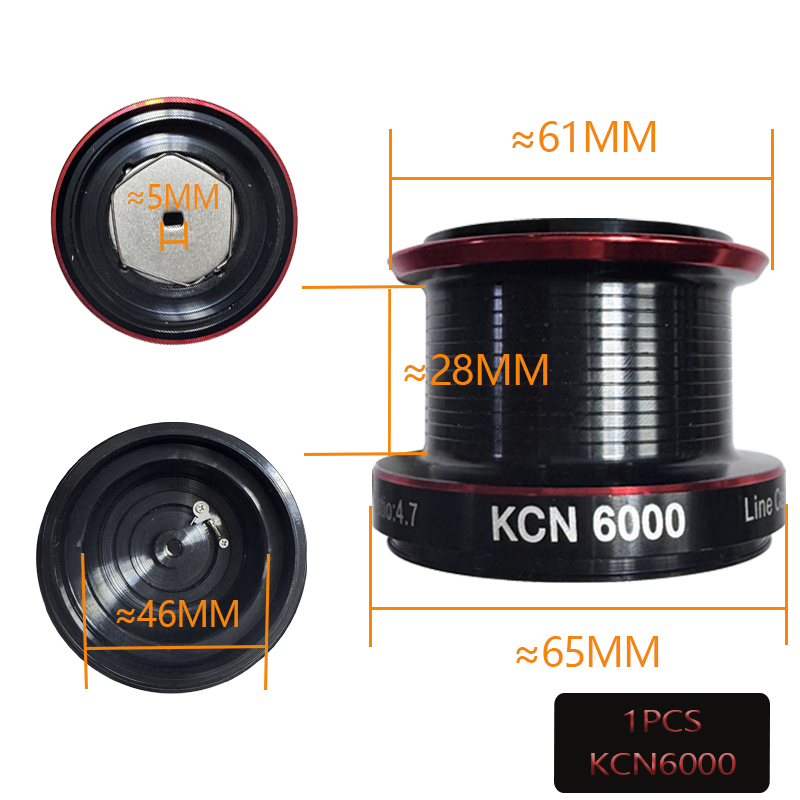 KCN6000 KCN8000 KCN10000 Spare - Reel Spare Spool บทวิจารณ์และราคา