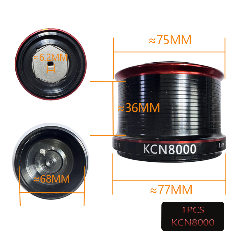 KCN6000 KCN8000 KCN10000 Spare - Reel Spare Spool บทวิจารณ์และราคา