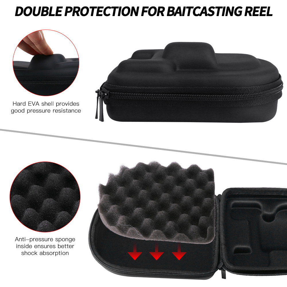 Fishing Reel Protective Case W - Spincast Reel บทวิจารณ์และราคา