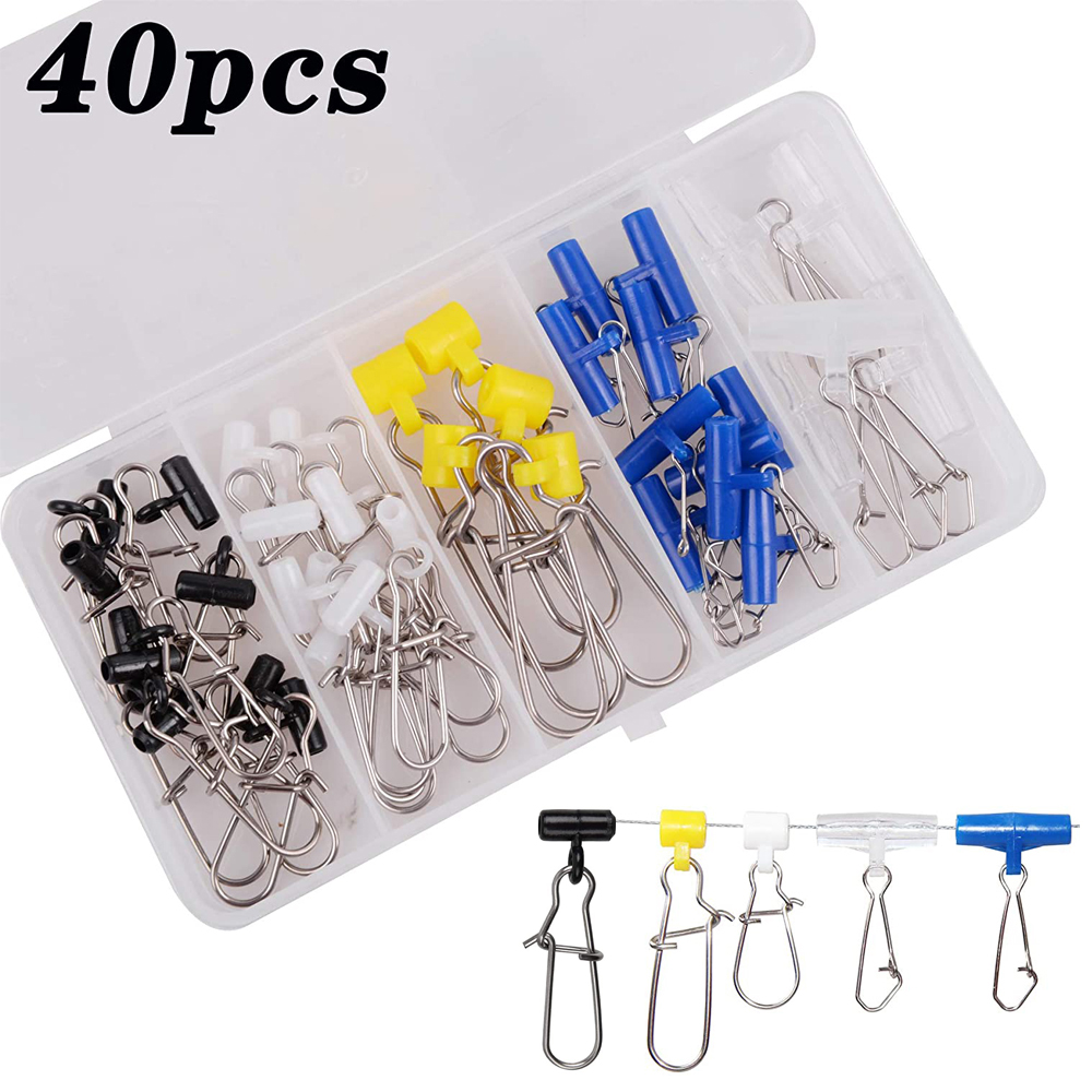 40Pcs Fishing line Sinker Slid - Baitcasting Reel บทวิจารณ์และราคา