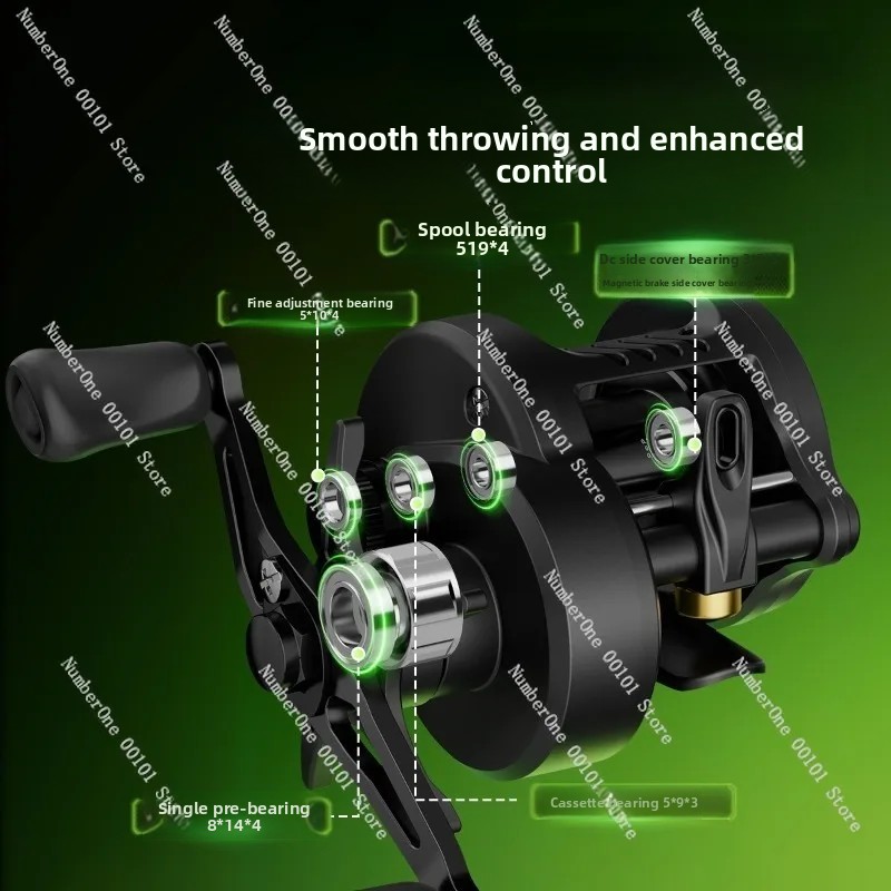 Electronic Magnetic Brake Fish - Baitcasting Reel บทวิจารณ์และราคา