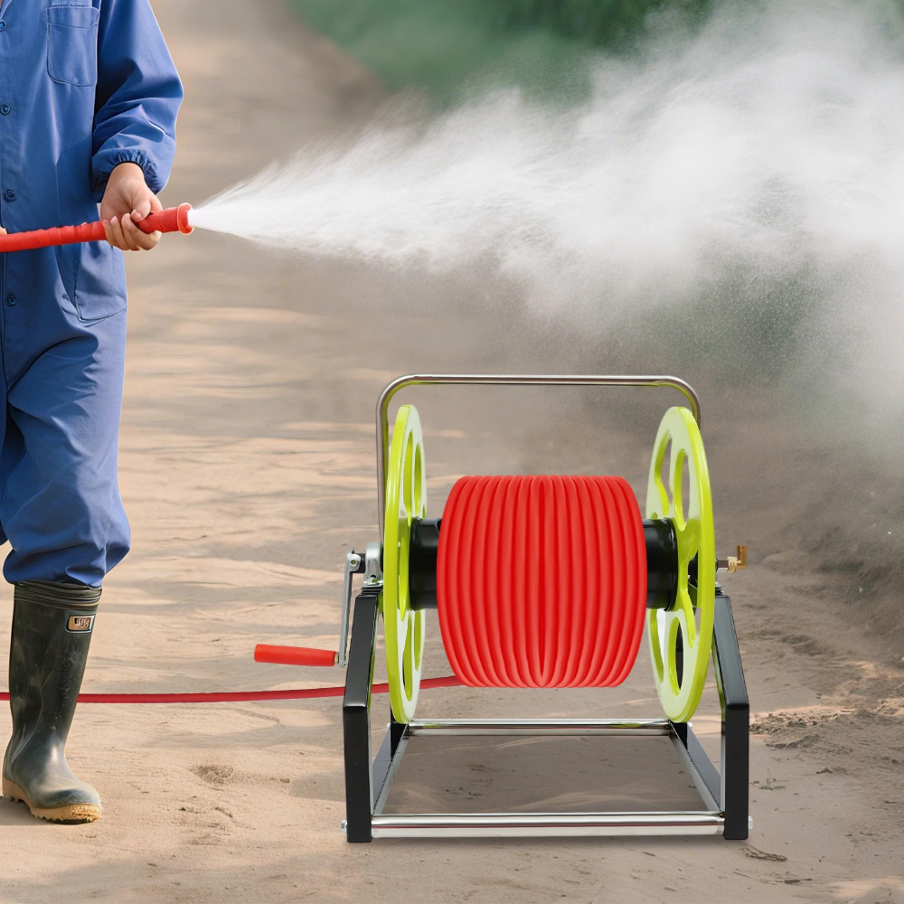 Garden Hose Reel, 360° Wall Mo - Reel Handle บทวิจารณ์และราคา