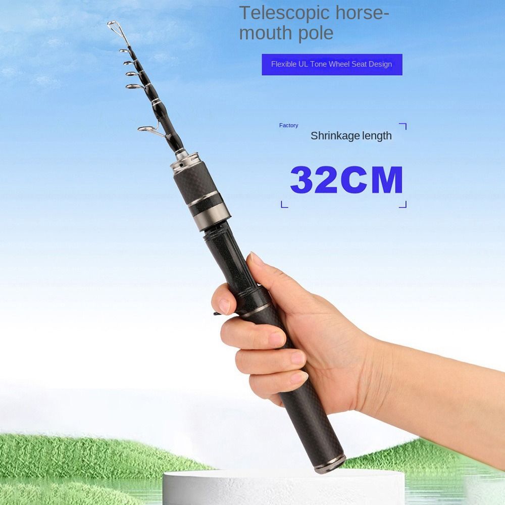 1.5m-1.8m Fishing Pole Rod Set - Spincast Reel บทวิจารณ์และราคา