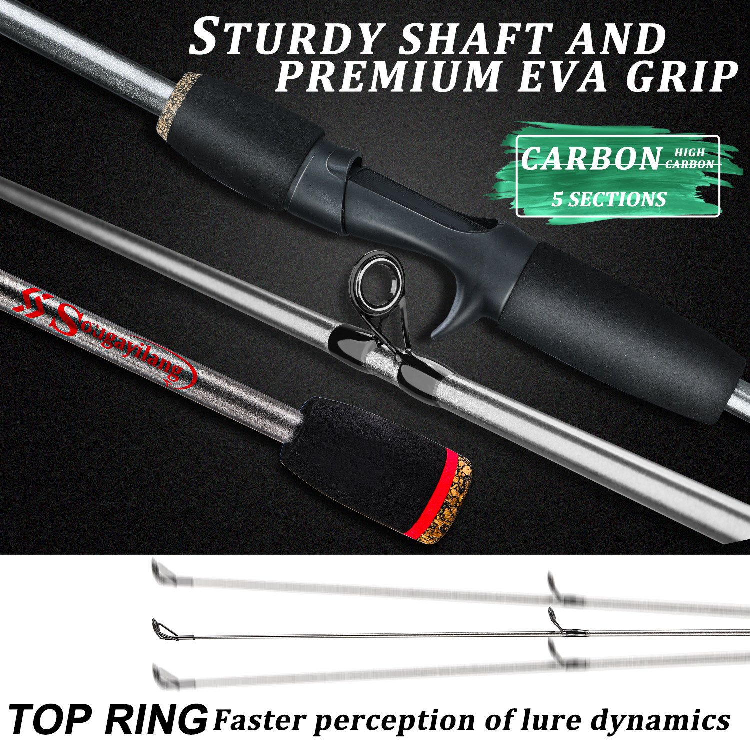 Sougayilang Fishing Rod Combo  - Spincast Reel บทวิจารณ์และราคา