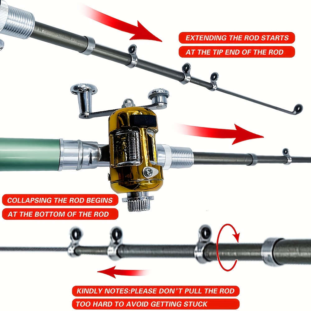 Pocket Ice Fishing Rod & Reel  - Ice Fishing Reel บทวิจารณ์และราคา