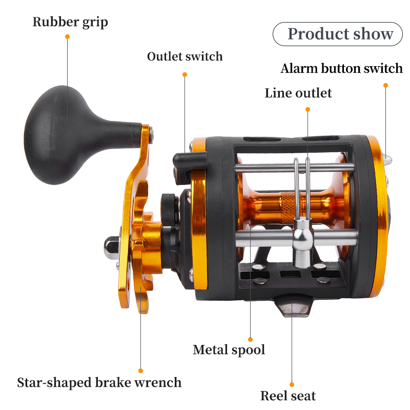 BILLINGS Trolling Drum Reel 33 - Trolling Reel บทวิจารณ์และราคา