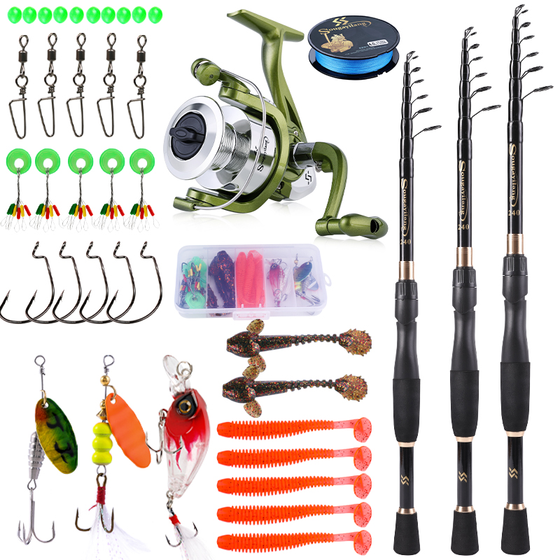 Sougayilang Telescopic Fishing - Spincast Reel บทวิจารณ์และราคา