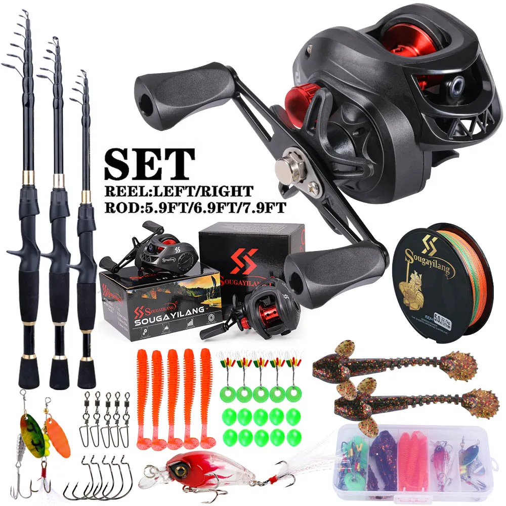 Sougayilang Fishing Rod and Re - Spincast Reel บทวิจารณ์และราคา