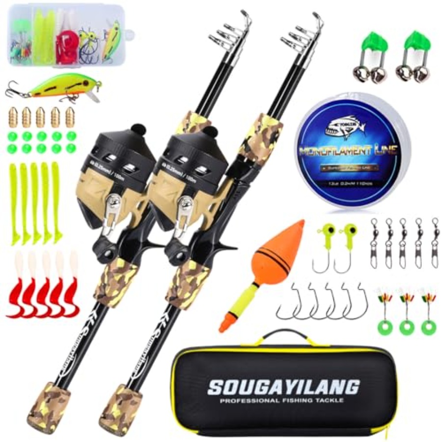 Fishing Rod and Reel Combo, Li - Spincast Reel บทวิจารณ์และราคา