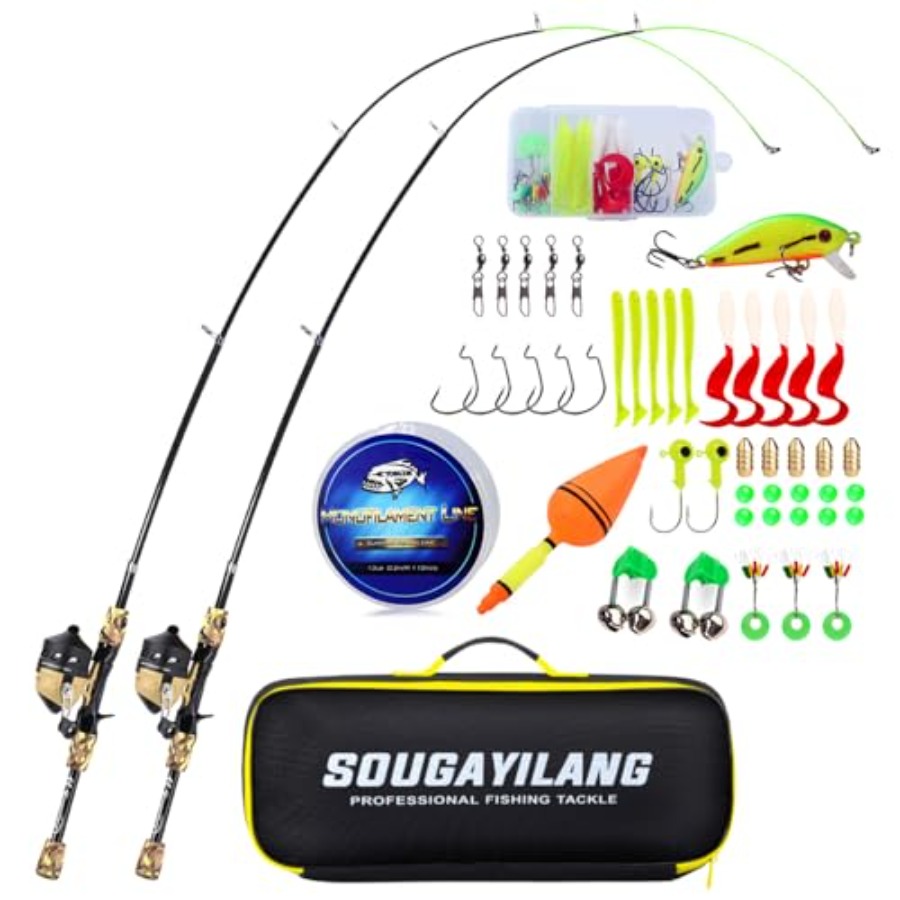 Fishing Rod and Reel Combo, Li - Spincast Reel บทวิจารณ์และราคา
