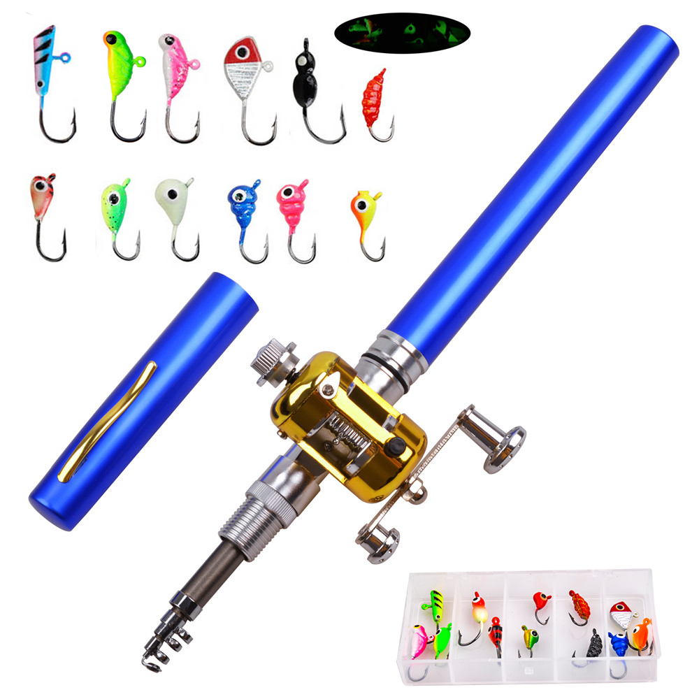 Mini ice fishing rod Combo wit - Ice Fishing Reel บทวิจารณ์และราคา